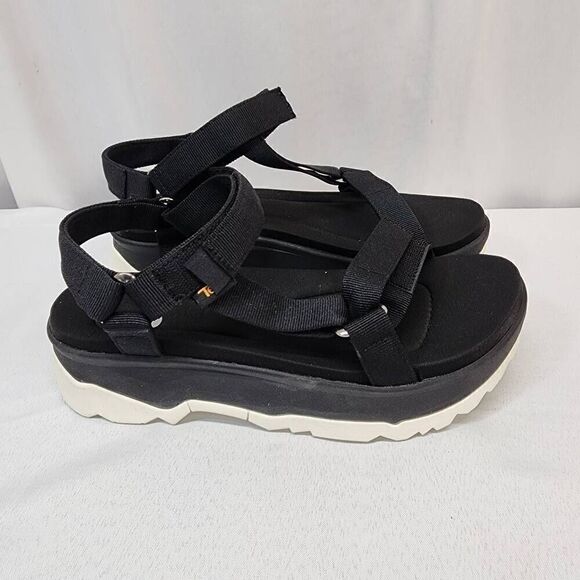 Teva Size 11 Women's Jadito Universal Strap Platform Sandals Black NEW - Picture 3 of 8
